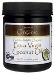 Swanson Certified 100% Organic Extra Virgin Coconut Oil 1 lb (454 grams) Solid Oil - Image 2