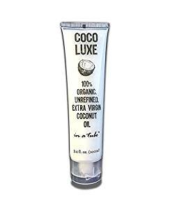 COCO LUXE 100% Organic 3.4oz Extra Virgin Coconut Oil In A Tube - PEPPERMINT SCENTED