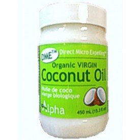 Coconut Oil -Organic Extra Virgin Unrefined DME (450ml) Brand: Alpha Health Products