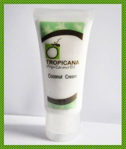 100% Virgin Organic Coconut Oil Body Cream (1.7 oz.) extra virgin coconut oil