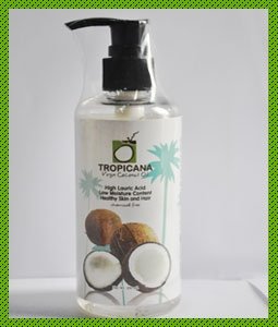 Tropicana 100% Organic Extra Virgin Coconut Oil for Healthy Skin and Hair 250 Ml (8.82 Oz)