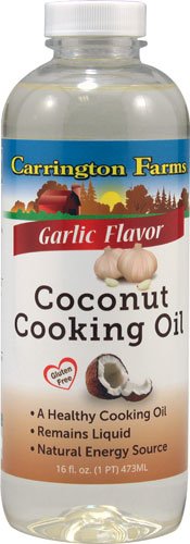 Carrington Farms Coconut Cooking Oil Garlic -- 16 fl oz - 2 pc