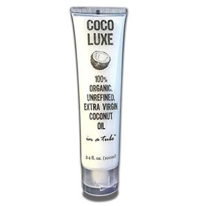 COCO LUXE 100% Organic 3.4oz Extra Virgin Coconut Oil In A Tube