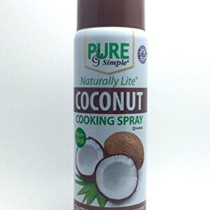 Coconut cooking spray
