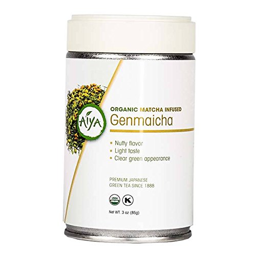 Organic Matcha Infused Genmaicha 85 grams Loose Leaf