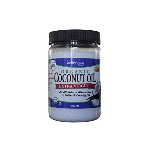Betterbody Organic Extra Virgin Coconut Oil 830ml - Pack of 2