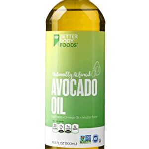 BetterBody Food Naturally Refined Avocado Oil 16.9 oz