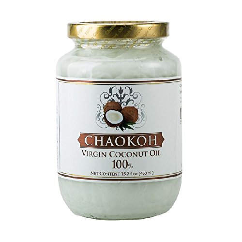 Chaokoh 100% Extra Virgin Coconut Oil 15.2oz Pack of 2