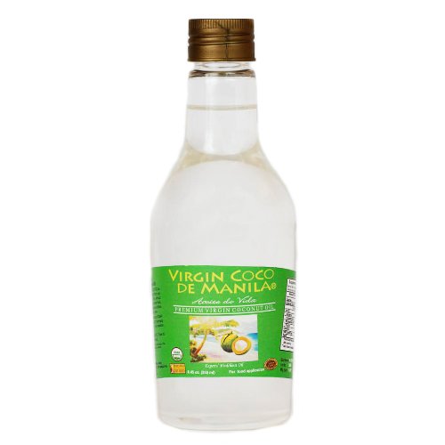 Organic Premium 100% Virgin Coconut Oil Manila Coco 8.45 oz/ 250 ml CLEAN LABEL NO BLEND: 1 Raw Mat-1 Extraction-1 Site: MORE NUTRIENT DENSE - Native Clean Fresh Smooth Flavor Anti-Rancid Shield