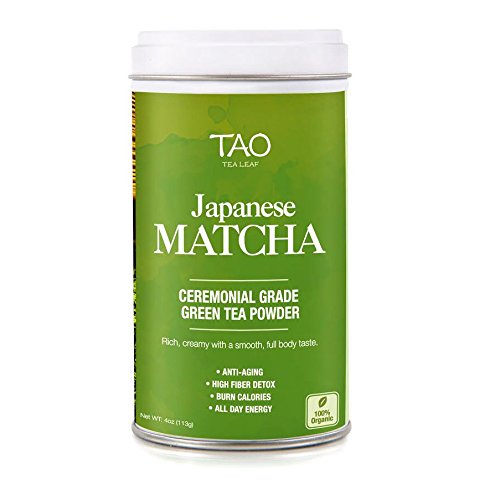 Tao Tea Leaf Organic Japanese Ceremonial Grade Matcha - 113g Green Tea Powder