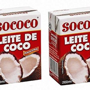 Sococo Thick Coconut Milk 200ml (Pack of 02)
