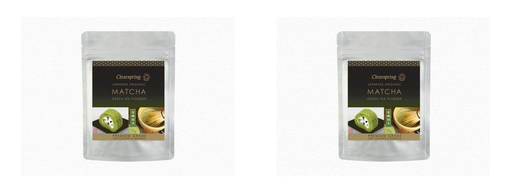 (2 PACK) - Clearspring Matcha Green Tea Powder (Premium Grade)| 40 g |2 PACK - SUPER SAVER - SAVE MONEY