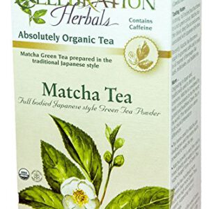 Celebration Herbals Loosepack Herbal Green 7 Black Tea Matcha Organic -- 40 g