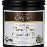 Certified Organic Flavor Free Coconut Oil 16 oz (454 grams) Solid Oil - Natural Scent - No Coconut Taste! 3 Pack
