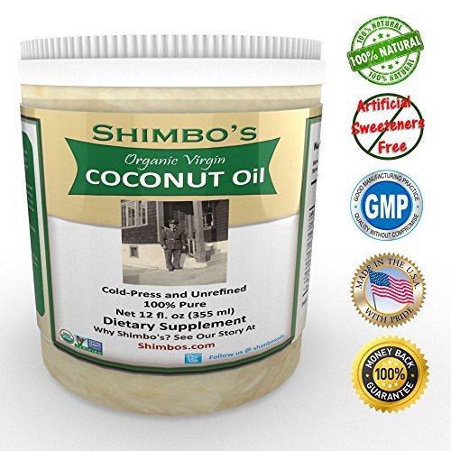 Shimbo's Organic Coconut Oil-High in MCT Oil-Great For Bulletproof Coffee