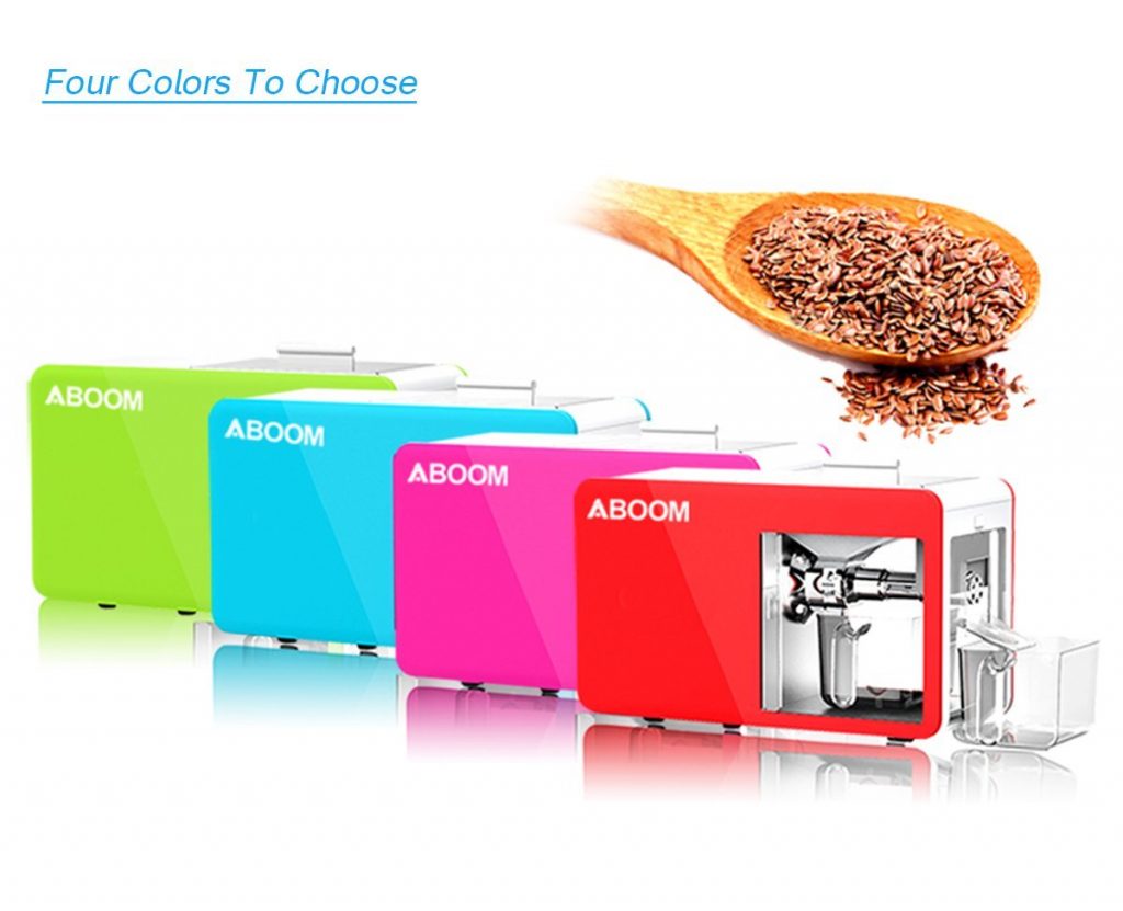 Aboom Home Series Stainless Steel Cold Oil Screw Press Easy Operation