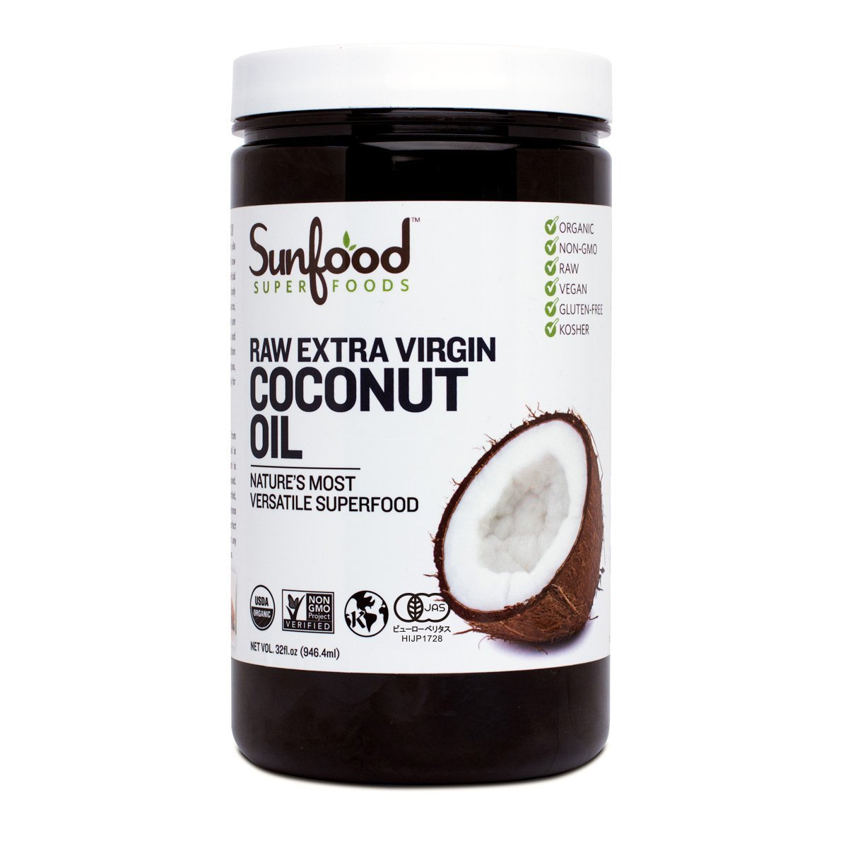 Sunfood Superfoods Extra Virgin Coconut Oil