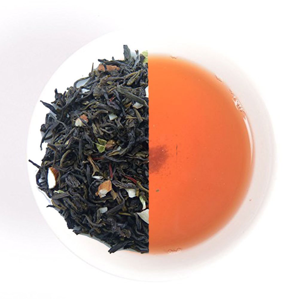 Kashmiri Kahwa Chai Leaf Green India’s Original Saffron Tea Fresh Natural Spiced Indian Masala Tea New Rich Flavor . A great choice for tea lovers.By Nargis ( Makes 120 cups)