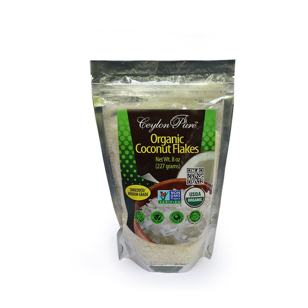 Ceylon Pure Organic Coconut Flakes