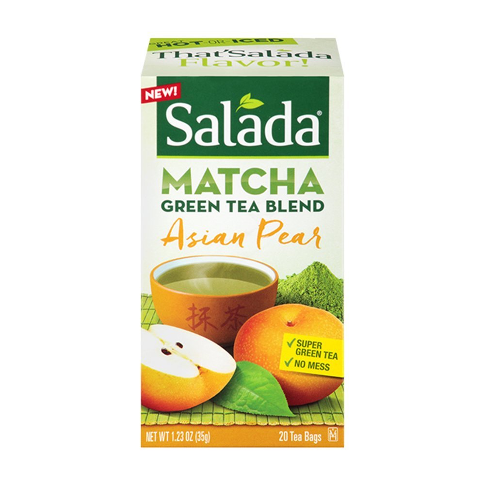 Salada Asian Pear Matcha Green Tea Blend - 20 Count (6-Pack)