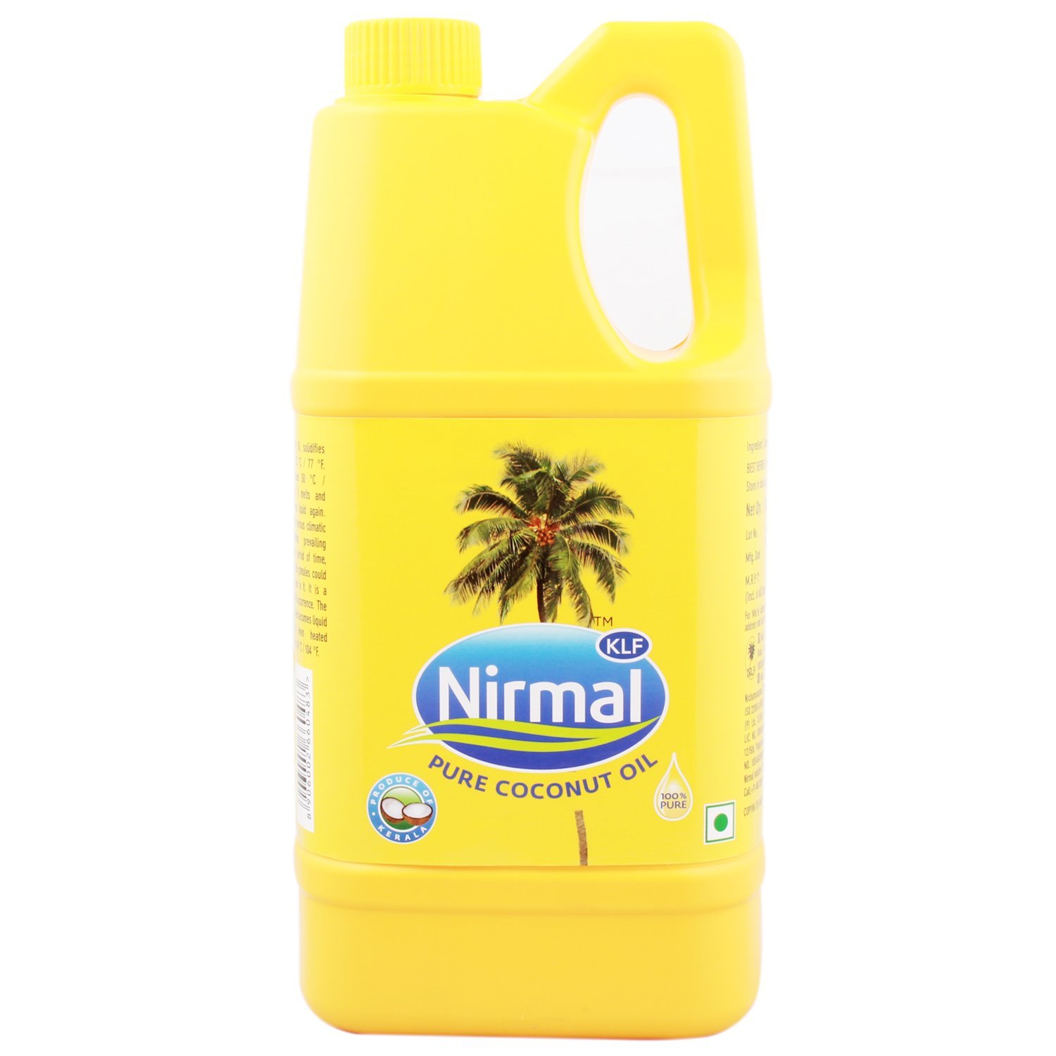 Klf Nirmal 1 100% Pure Coconut Oil 1 Liter Jar