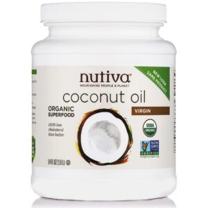 2 Tubs Nutiva Coconut Oil Organic Extra Virgin 2 Tubs 54 Oz
