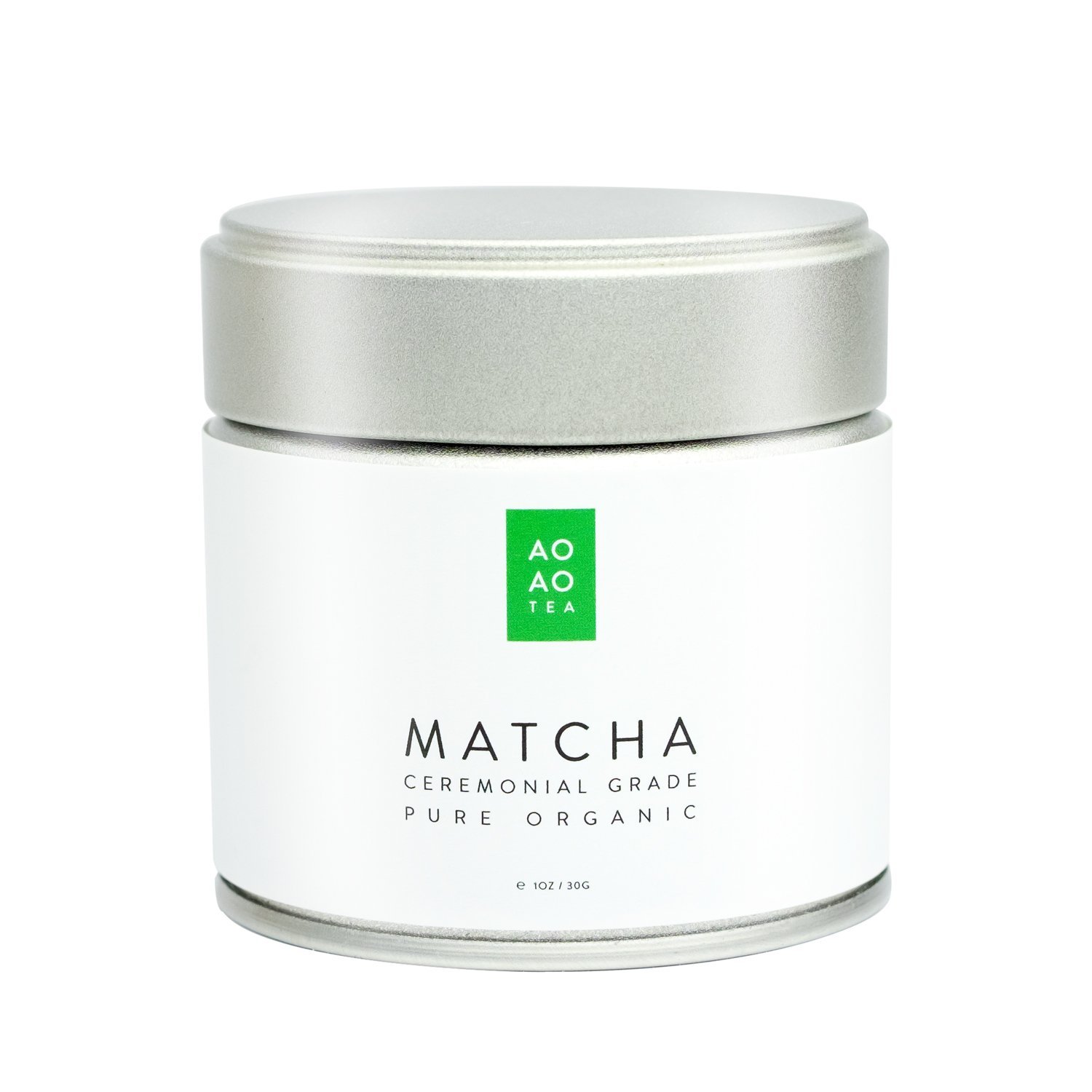 AO AO TEA - Matcha Green Tea Powder - Ceremonial Grade 1oz / 30g - Healthy & Delicious - All Natural Energy - USDA Certified Organic Premium Matcha Powder - Product of Japan