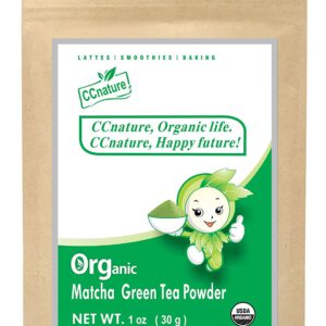 CCnature Organic Matcha Green Tea Powder 1 oz tea sample