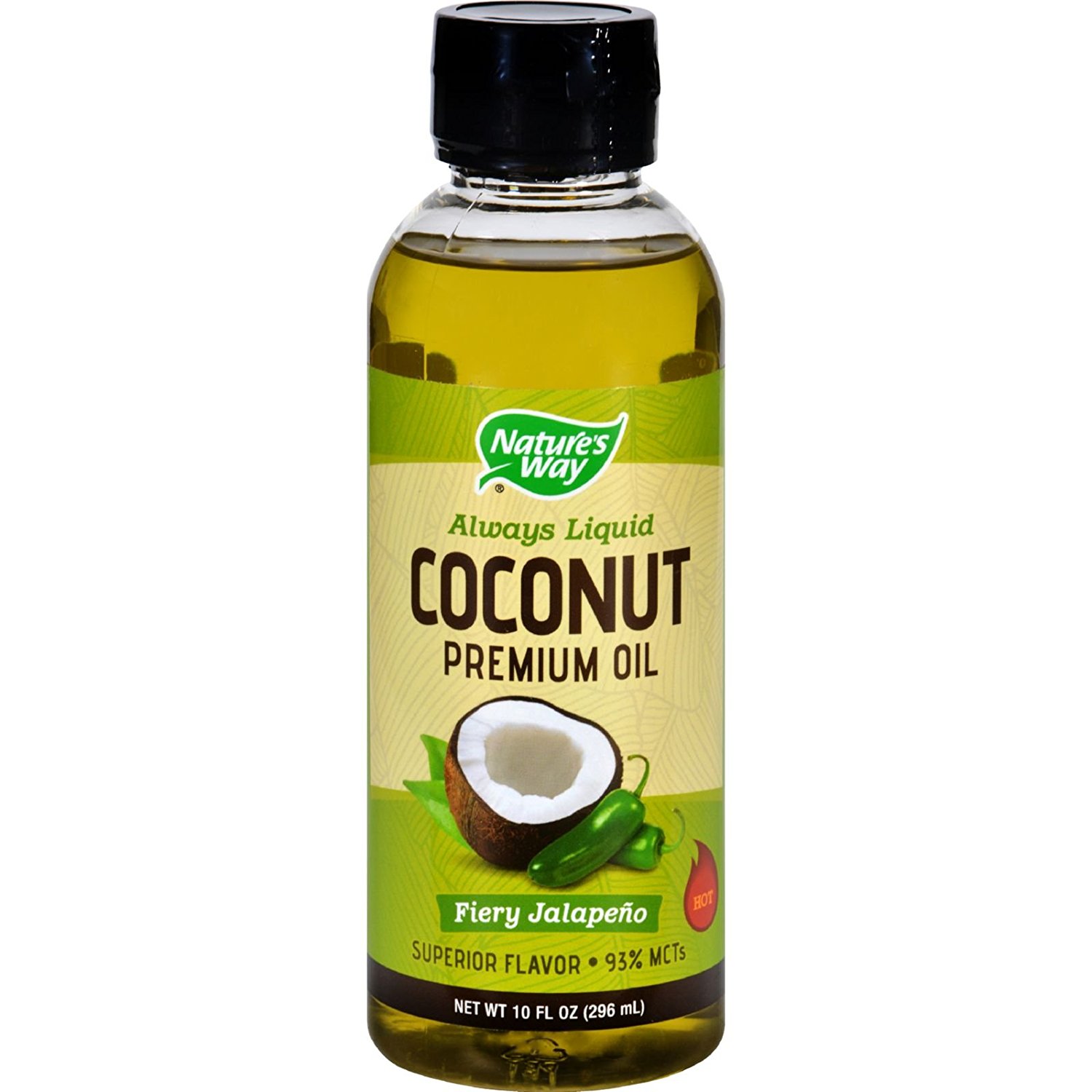 Natures Way Coconut Oil - Premium - Fiery Jalapeno - 10 oz
