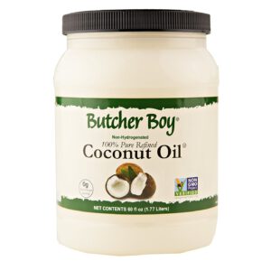 Butcher Boy 76°f 100% Pure Refined Coconut Oil 60 Oz. (60 Oz. X 1 Container)
