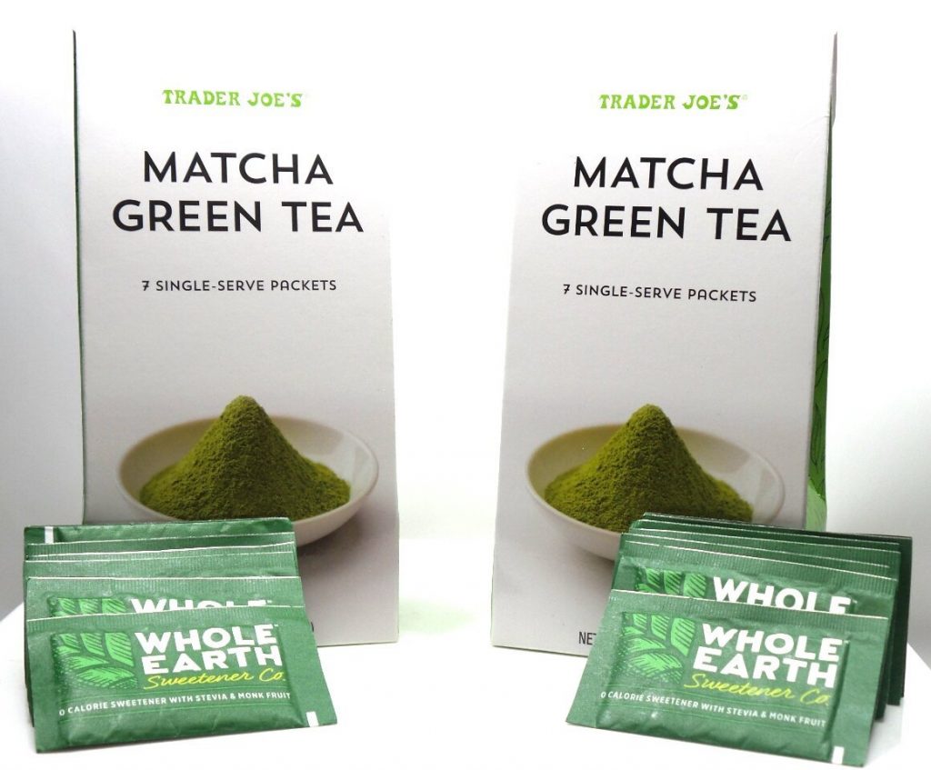 Trader Joe’s MATCHA GREEN TEA (2 PACK), Seven SINGLESERVE packets for