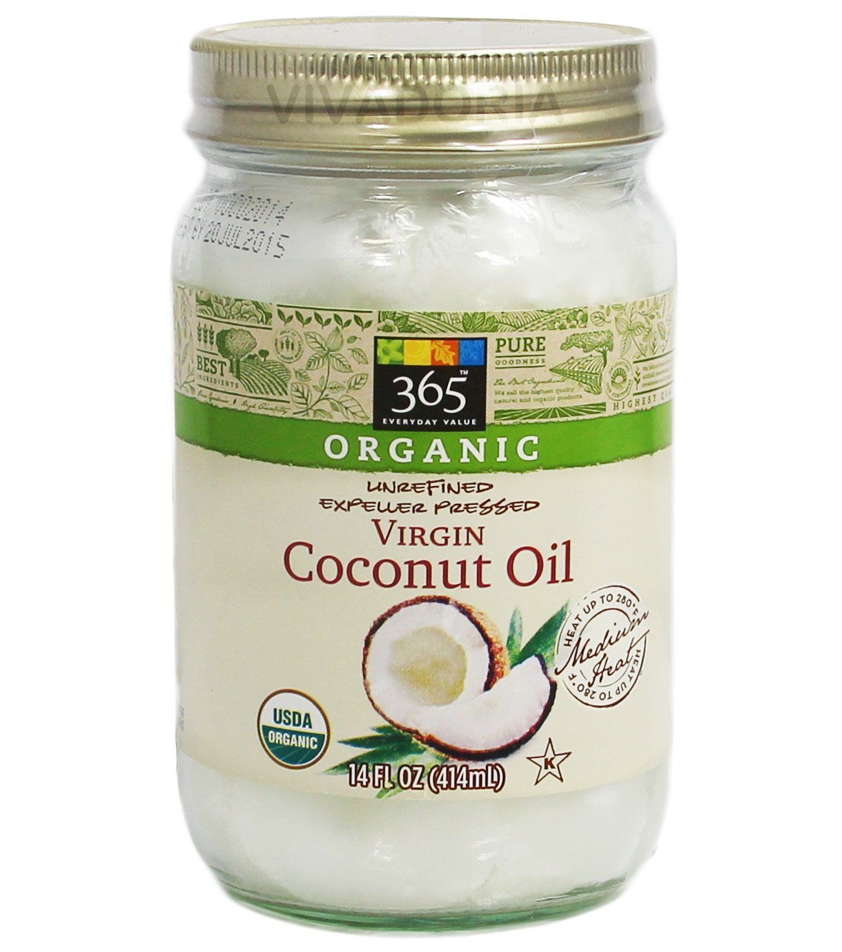 365 Everyday Value® Coconut Oil Extra Virgin Organic Unrefined (14 Fl Oz)