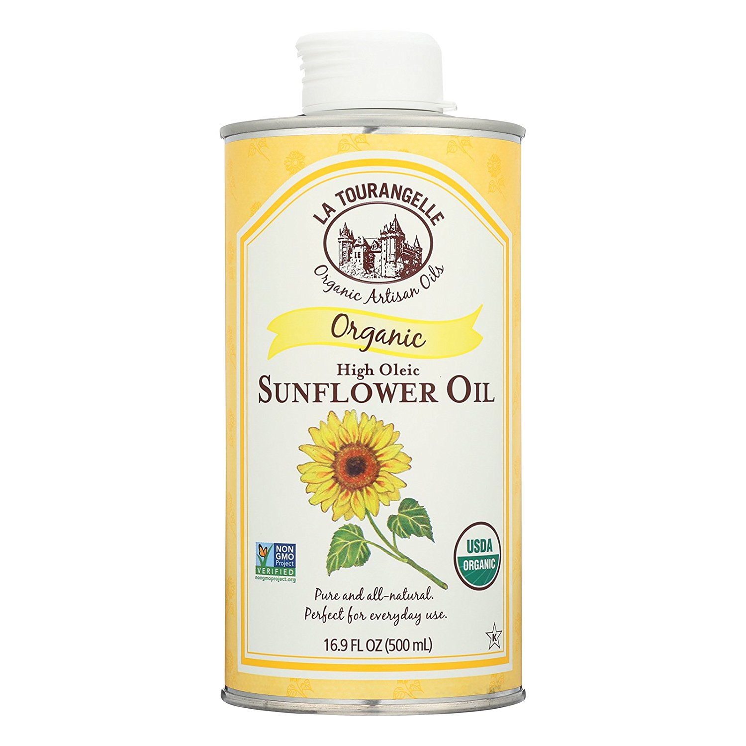 La Tourangelle Sunflower Oil - Case of 6 - 16.9 Fl oz.