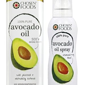 Variety Pack 100% Pure Avocado Oil and Avocado Oil Spray by Chosen Foods. Includes Exclusive HolanDeli Chocolate Mints.