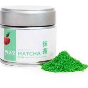 Yuve - Ceremonial Matcha Green Tea Powder - Ultra Premium Ceremonial Grade - 30g Tin [1.06oz]