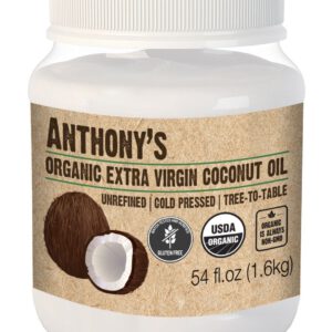 Anthony's Organic Extra Virgin Coconut Oil (54 Ounce)