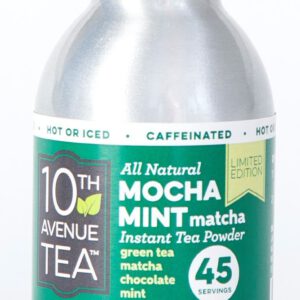 10th Avenue Tea Instant Hot or Iced Tea Powder - Mocha Mint Matcha