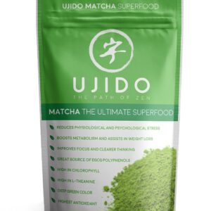 Ujido Gluten Free Vegan Matcha Green Tea Powder - 4 oz