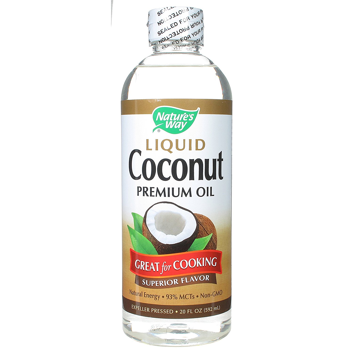 Nature's Way Liquid Coconut Oil 20 Oz (Pack of 3)