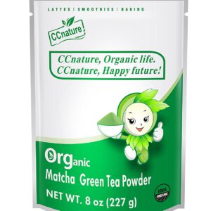 CCnature Organic Matcha Green Tea Powder 8 oz