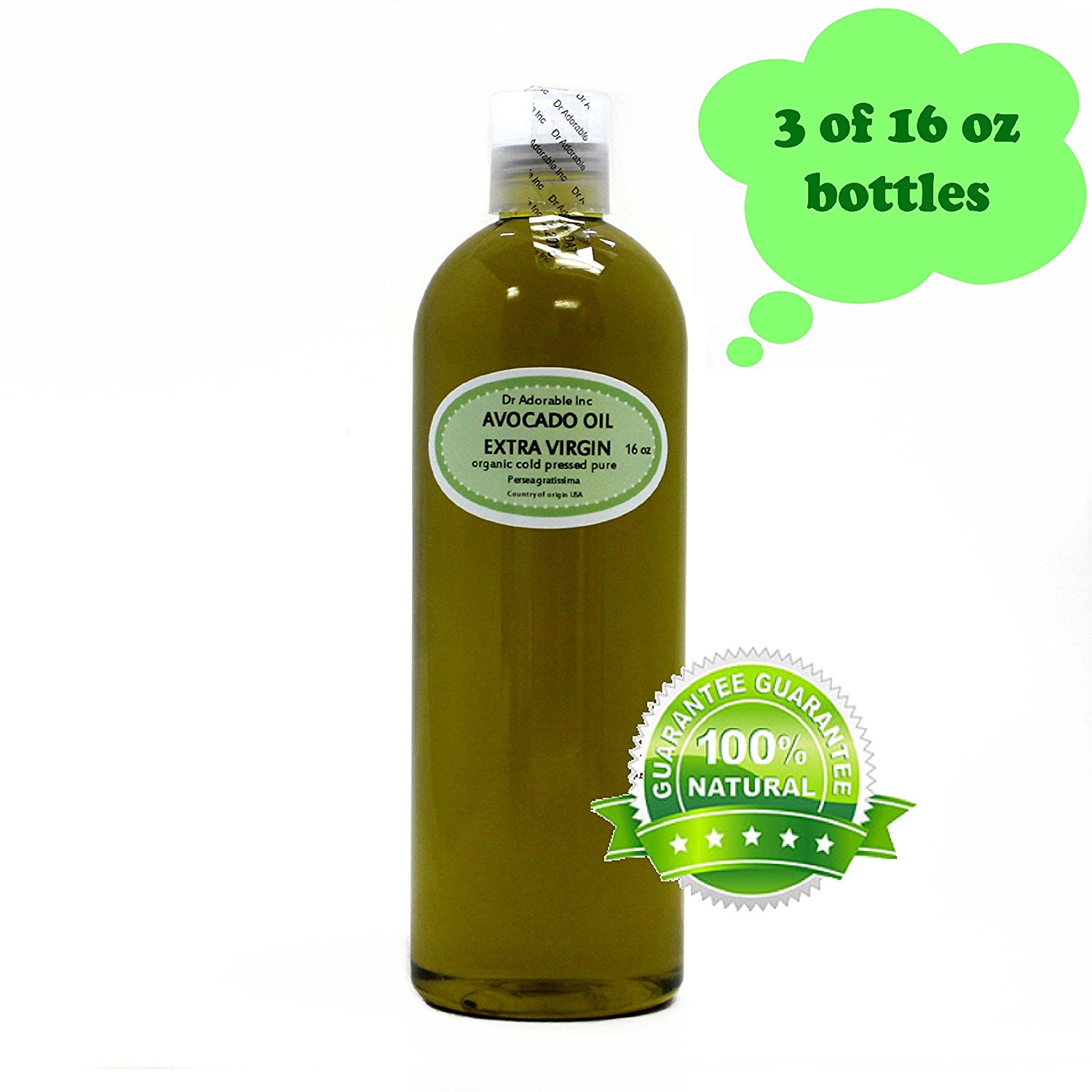 48 OZ PREMIUM AVOCADO OIL EXTRA VIRGIN RAW UNREFINED Organic COLD PRESSED