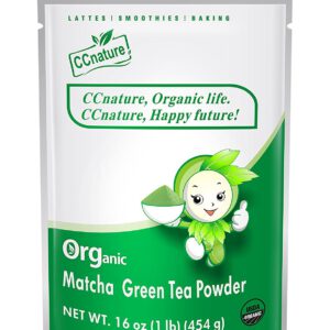 CCnature Organic Matcha Green Tea Powder 1lb