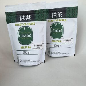 Chado Japanese 100% Pure Matcha Green Tea Powder Ready-To-Shake 6.6 Oz.(Pack of 2)