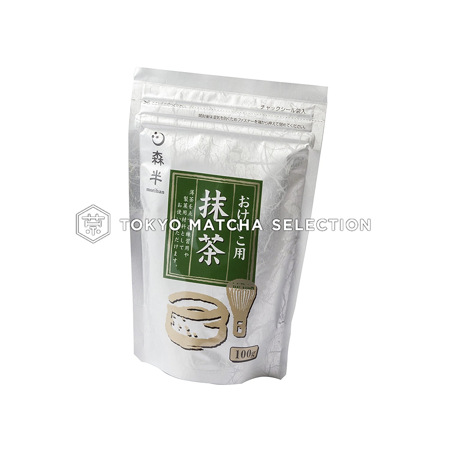 TOKYO MATCHA SELECTION TEA - Japanese Matcha Green Tea Powder 100g (3.52oz) with English Ingredient & Nutrition Info Label