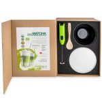 Handheld Electric Whisk and Bamboo Spoon