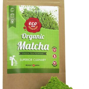 Matcha Green Tea Powder - Superior Culinary - USDA Organic From Japan -Natural Energy & Focus Booster Packed With Antioxidants. Matcha Tea For Mixing In Lattes