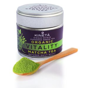 *** NEW*** Organic Vitality Matcha Green Tea by Kineta TM. Ceremonial Grade A* Finest Japanese Green Tea Powder. Family Farm. Tea Masters Choice