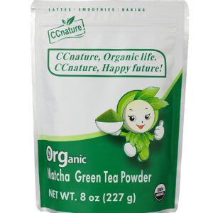 CCnature Organic Matcha Green Tea Powder 8oz (new)