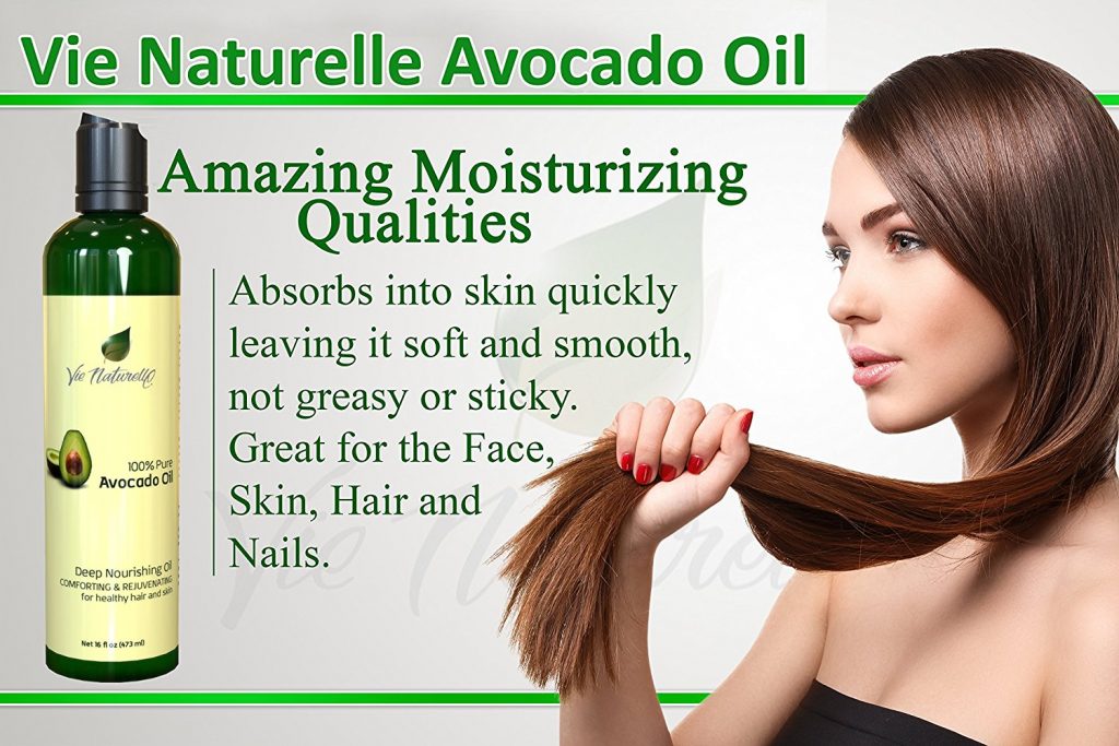Avocado Oil for Hair, Cooking, & Face for Healthier Skin 100 Pure
