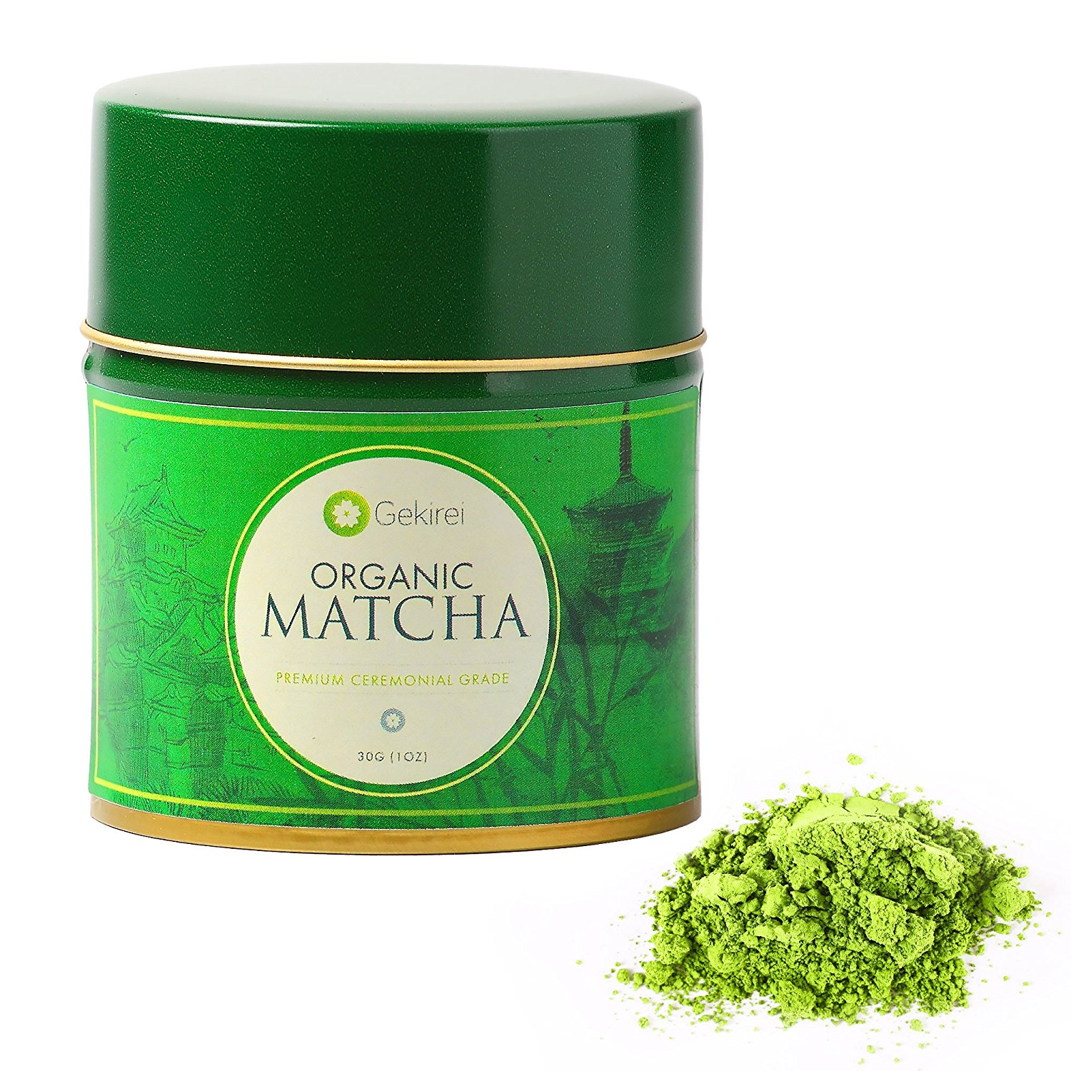 Japanese Matcha Green Tea Powder – Premium Ceremonial Grade - USDA Organic Antioxidant